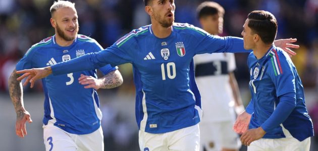 فوز منتخب إيطاليا على الإكوادور